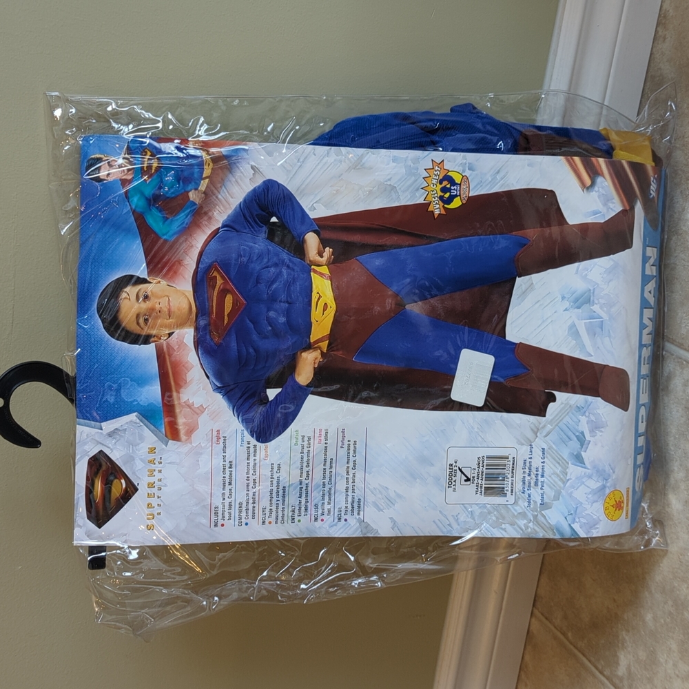 Deluxe toddler Superman costume
